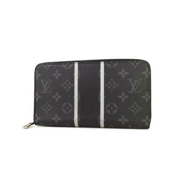 Louis Vuitton Monogram Eclipse Black Flash Zippy Organizer Wallet - Picture 1 of 8